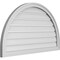 Ekena Millwork Round Top Surface Mount PVC Gable Vent: Functional, w/ 2"W x 1-1/2"P Brickmould Frame, 40"W x 24"H GVPRT40X2402SF - alternate 2